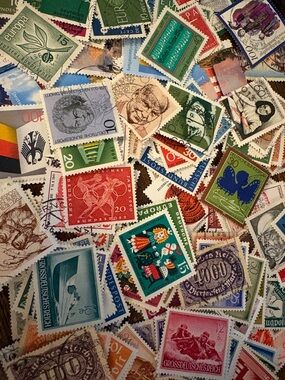 150 assorted German/ Deutsche Bundespost postage stamps- LOT #8